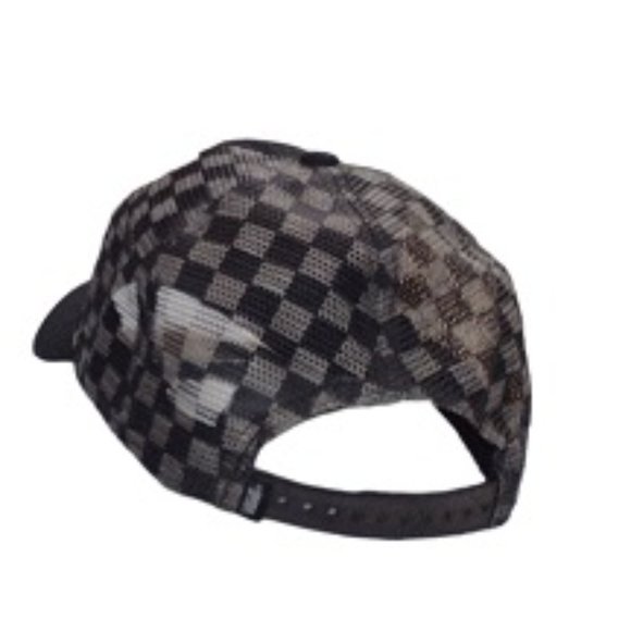 (The Original) VAN's Trucker Checkerboard Hat, Black & White - OSFA - Picture 2 of 2